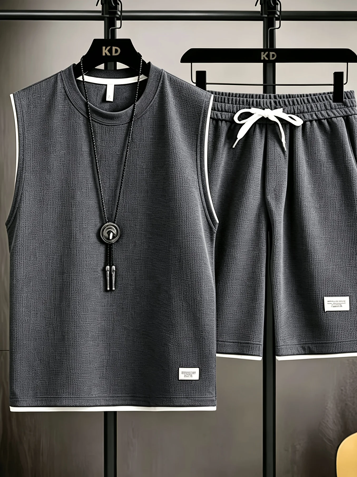 Letnie męskie komplety kamizel – Mens Fashion Vest recenzja i cena