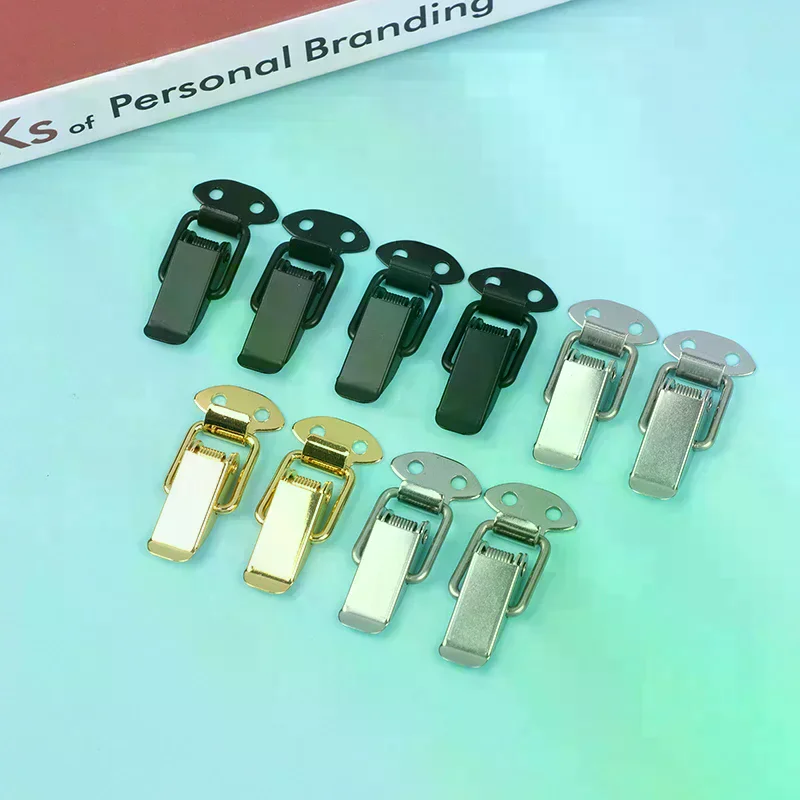 Spring Case Box 2PCS Snap Lock Toggle Latches Loaded Clamp Clip Latch Catch Toggle Tension Lock Lever Clasp Closures