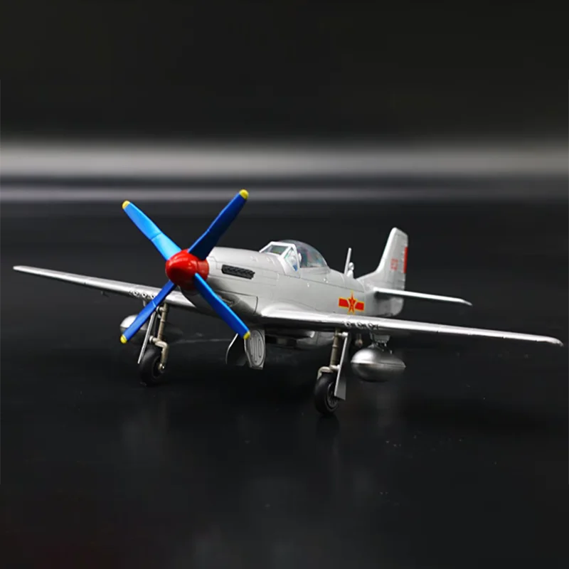 1:48 Scale P51 Mustang Fighter Aircraft Model Diecast Alloy Static Display Classics Souvenir Collection Ornaments Toys Gifts