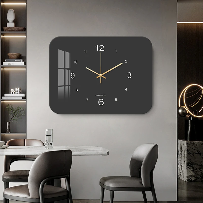 Minimalist black and white meter box decorative painting distribution weak current switch  blocking hanging painting