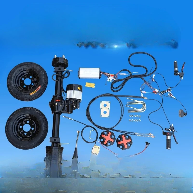 

Electric tricycle rear axle assembly Electric trolley modified flat truck accessories Daquan car drive assembly