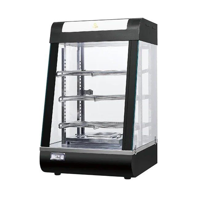 Hot Food Display Cabinets Showcase Heating Warmer Counter Holding Shop Shelves