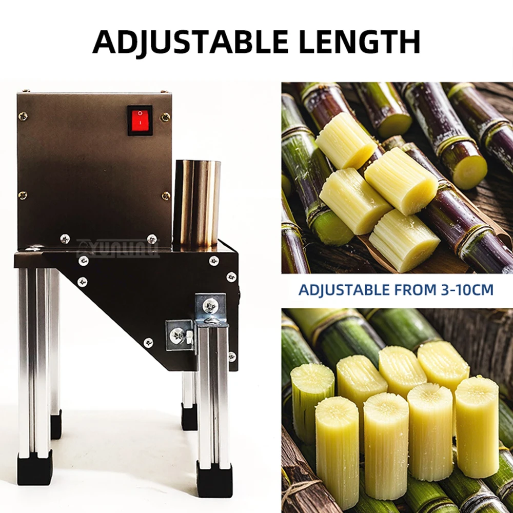 Yunlin Li Commercial Sugarcane Slicer Segmenter Efficiently Cuts Cane into Segments Perfect for Beverage Preparation Restaura
