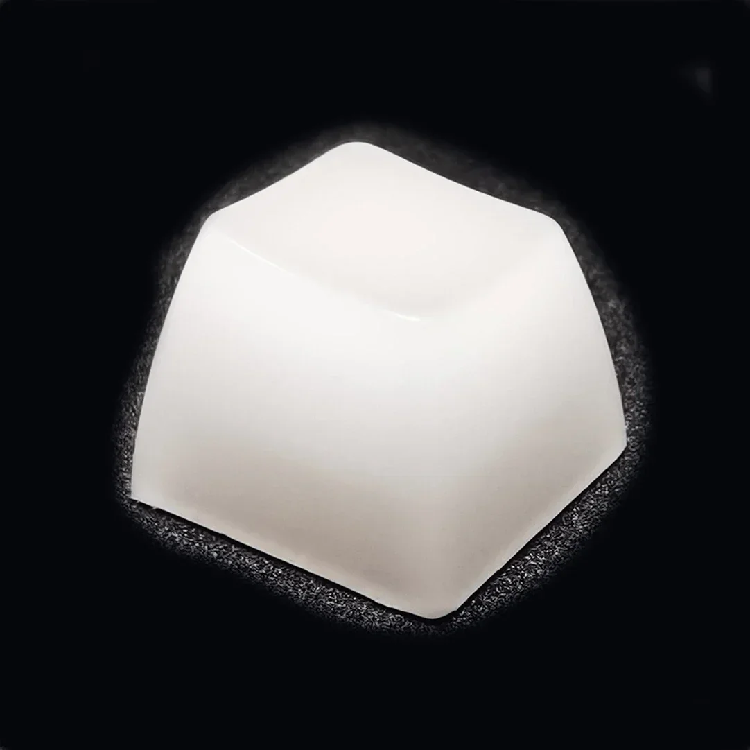 Imitation white jade keycap Original personalized mechanical keyboard Single keycap