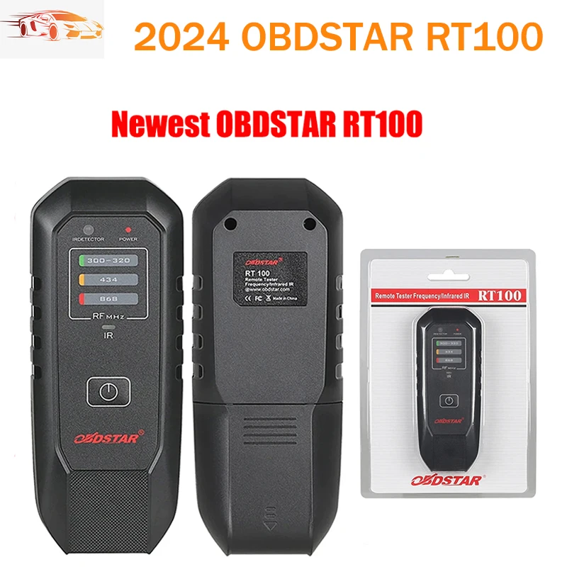 2024 OBDSTAR RT100 RT 100 Remote Tester Frequency/Infrared For 300Mhz-320Mhz/434Mhz/868Mhz Portable Design Easy Operation