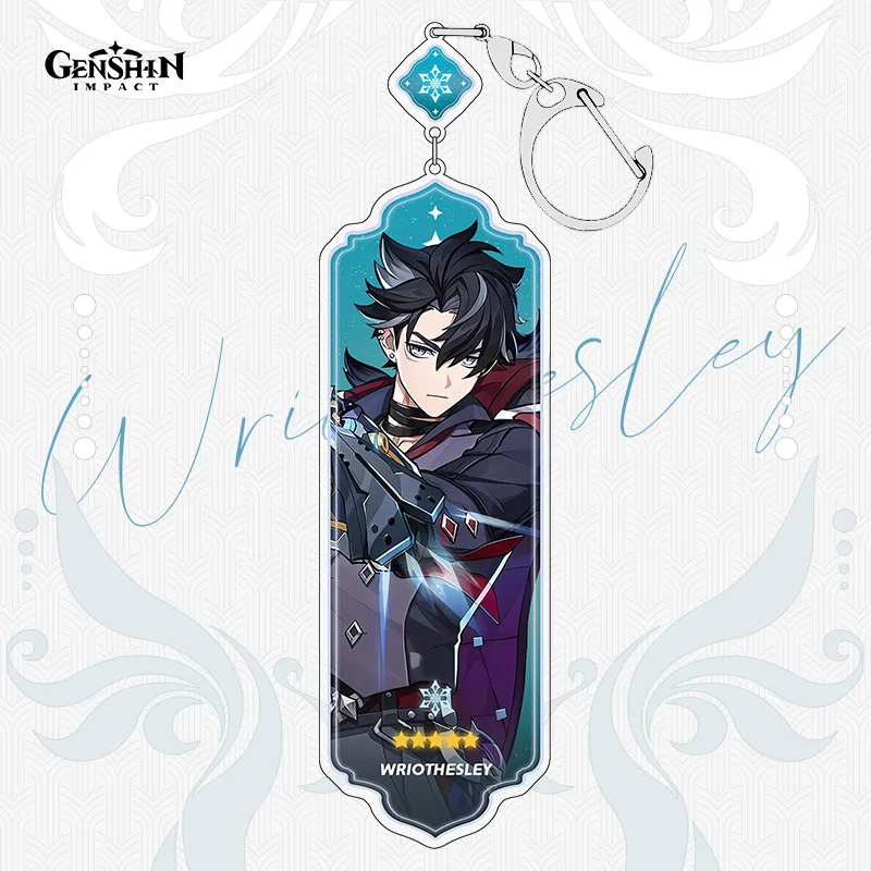 Anime Genshin Impact VARKA Schlüsselanhänger Furina Hutao Zwischenschicht-Schlüsselanhänger Zubehör Niedlicher Taschenanhänger Schlüsselring für Fans Geschenk – Detail 3
