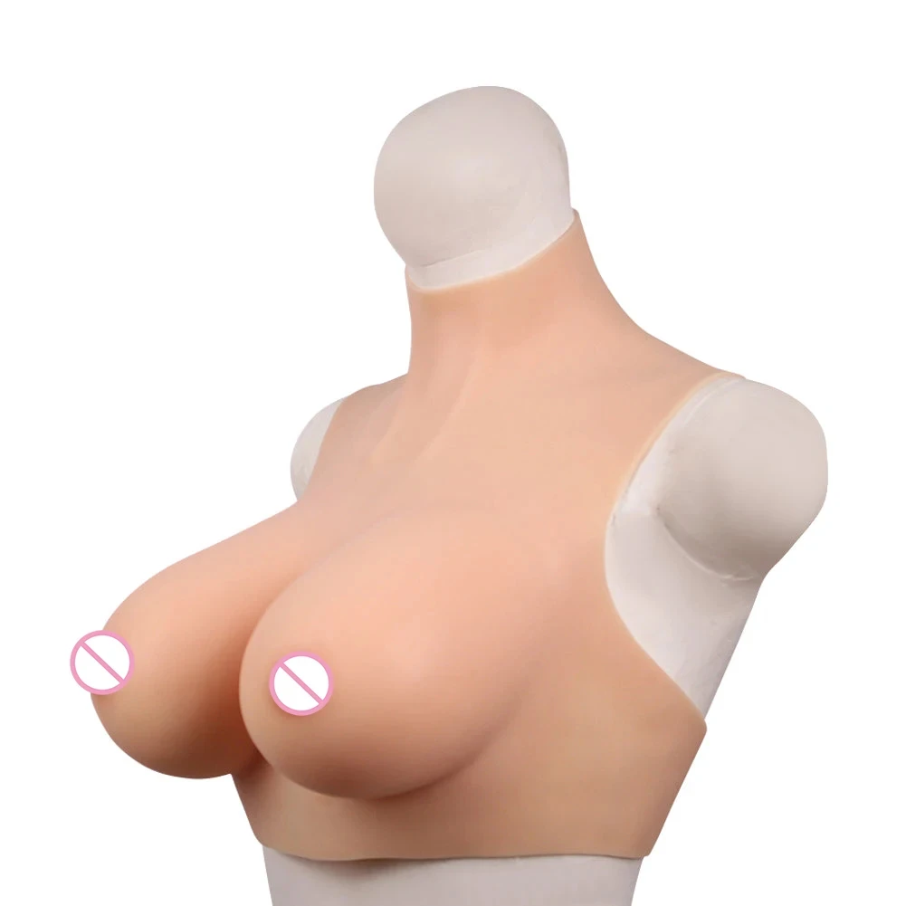 Short Fake Artificial Boobs Realistic Silicone Breast Forms with Arm Crossdresser Shemale Transgender Drag Queen cosplay cheast