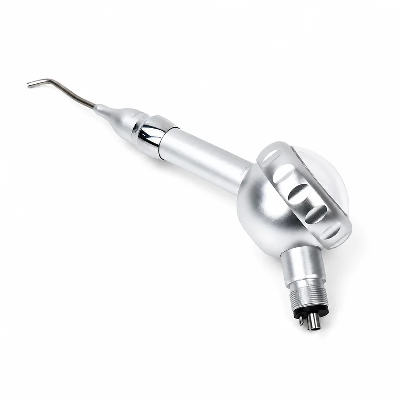 Dental Air Polishing Handpiece 2/4 Hole Universal Air Prophy Jet Anti-Clog Triangular Nozzle Teeth Polishing Dental Instrument