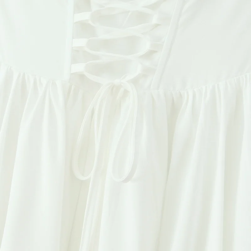   กระโปรงมิดิผ้าซาตินรัดเอวทรงหวานละมุนสำหรับสาวๆ ออกเดท แบรนด์ Dr Ele เสื้อผ้าผู้หญิง