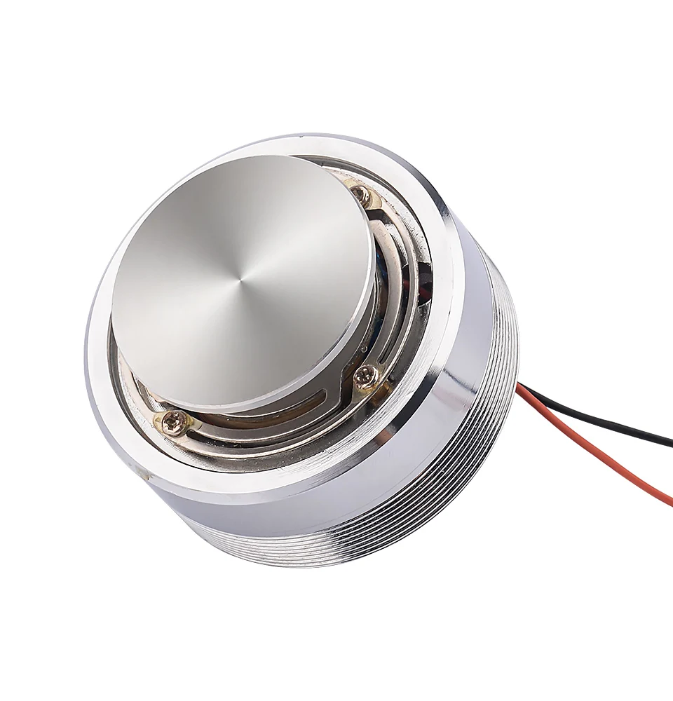 Haut-parleur vibrant 25W, 44-50MM, transducteur de basses audio portable DIY à résonance large bande pour table en bois et verre