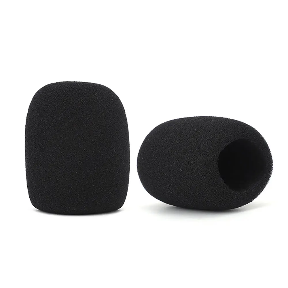10 Stück Mini-Mikrofon-Schaumstoffabdeckungen, Mikrofon-Schutz, Windschutz-Schwamm, Ersatz für Headset, Geräuschreduzierung, Windschutz für Pop-Filter zur Audioaufnahme – Detail 5