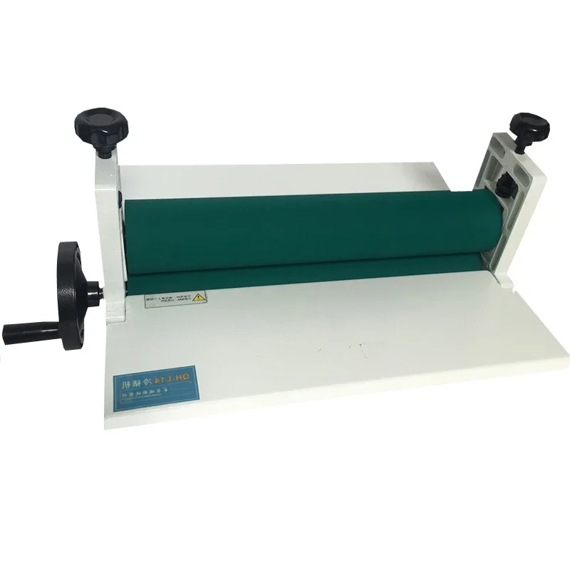 QH-14 Manual Cold Laminating Machine Small Household Silicone Roller Manual Photo Cold Laminating Machine