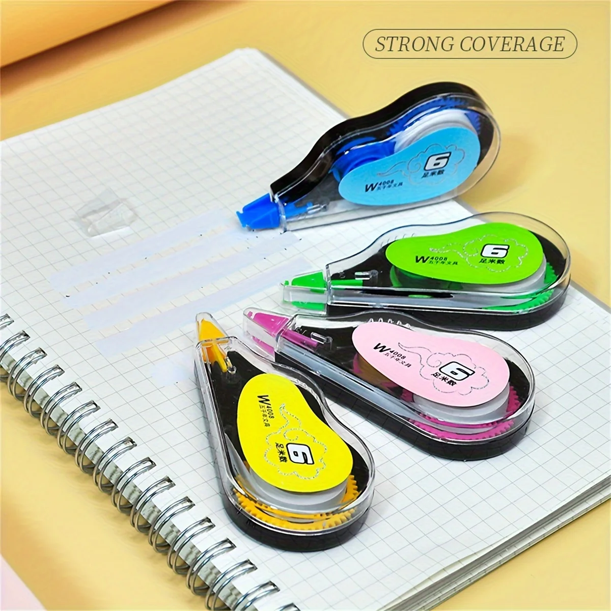 1 box of 4pcs correction tape, handwriting correction, privacy protection - office supplies/school supplies/household items