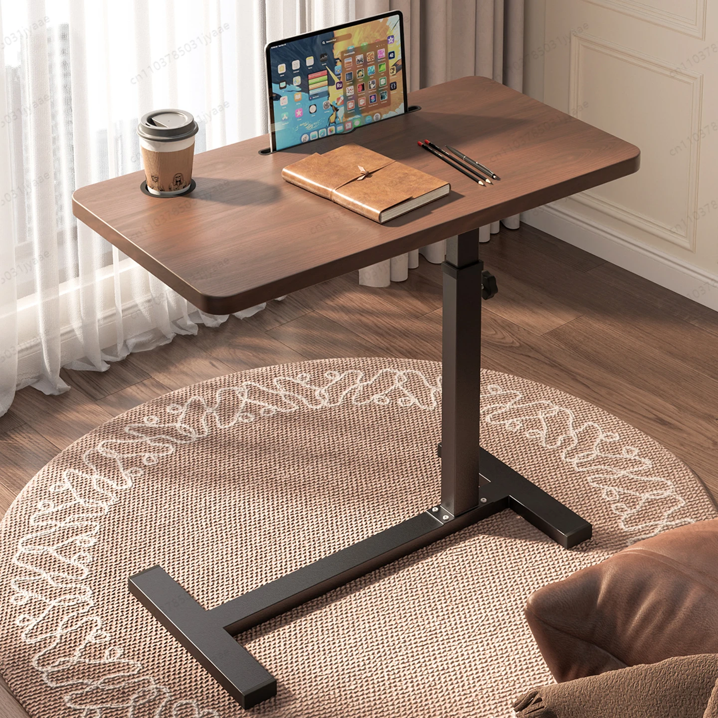 Side Lift Computer Desk, Removable Sofa Folding Table, Bedroom Home Bed Study Table
