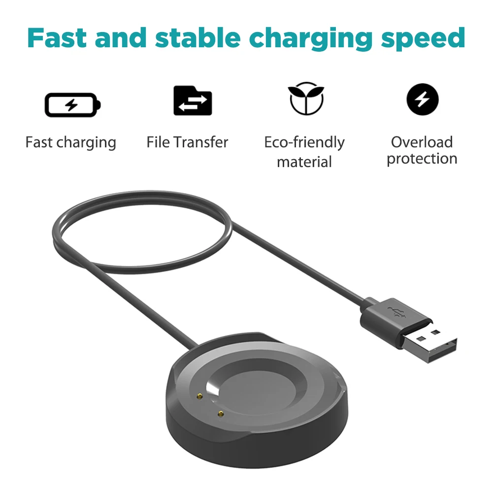 Watch USB Charger Cable Fast Charging Charger for Micro Wear SK5/SK7/SK8 Pro