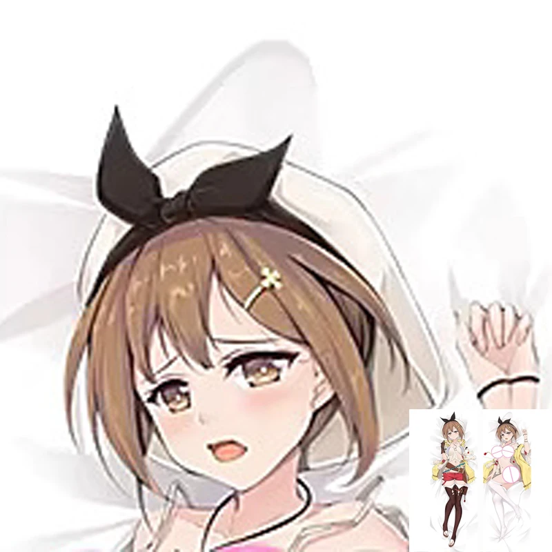 

Anime Pillow Cover Dakimakura Atelier Ryza 2 Side Printed Hugging Body Pillowcase Cushion Cover Bedding Decor