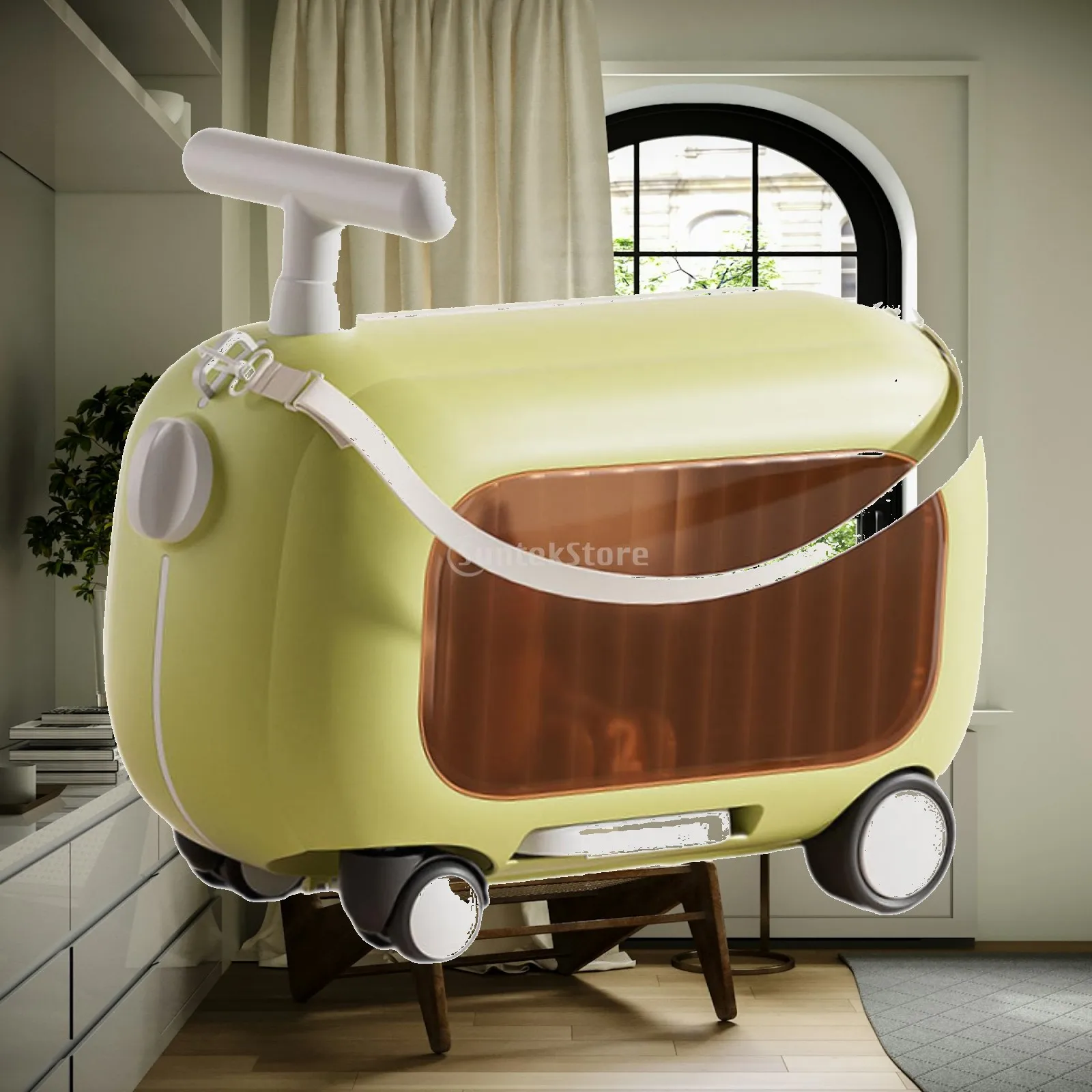 Children's Cabin Suitcase Lightweight PP Material Large Capacity Travel Luggage with Wheels for Kids Girls Boys