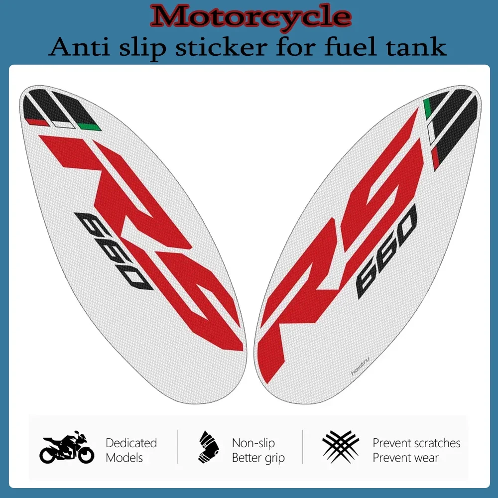 

Motorcycle Accessorie Side Tank Pad Protection Knee Grip Mat For Aprilia TUONO RS 660 2020-2022 Fuel tank side sticker