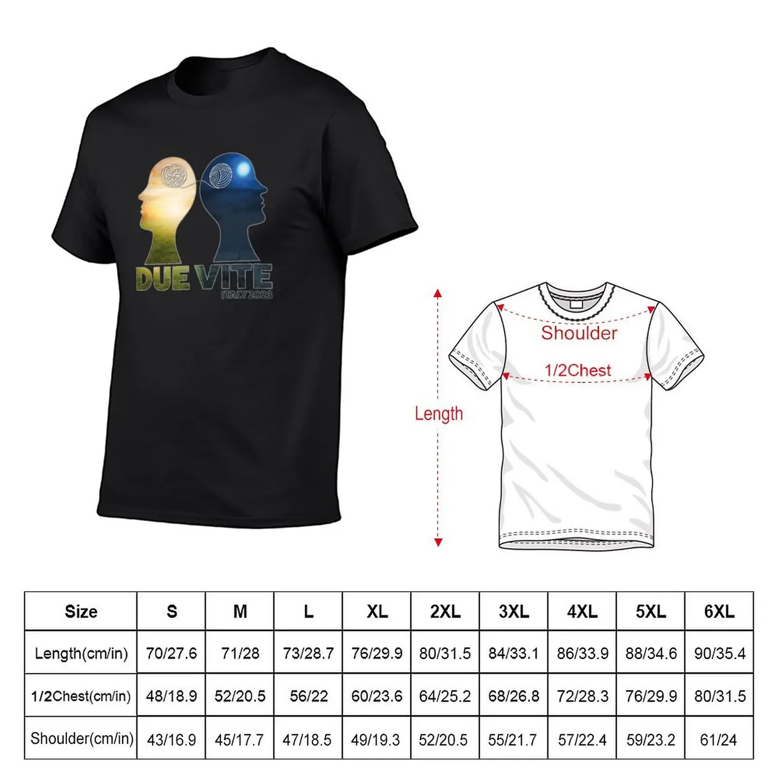 Due Vite - Marco Mengoni - Italy 2023 - Eurovision Song Contest T-Shirt sports fans cotton graphic tees men t shirts