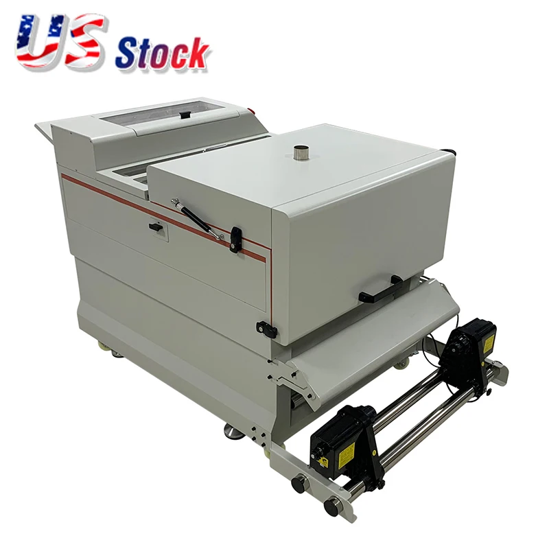 US Stock 24in Automatic DTF Powder Shaker and Dryer with Vacuum Absorption Conveying Platform Touch Screen DTF Shaking Machine