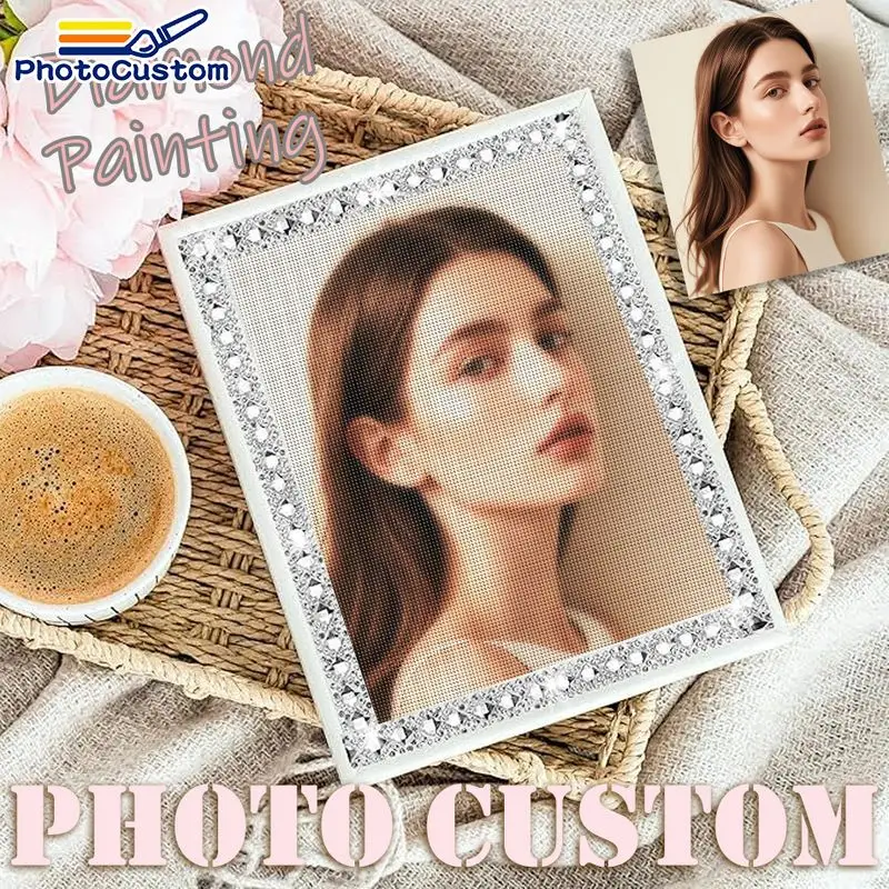 

PhotoCustom Diamond Painting Original gifts Diamond Art Embroidery Customize Your Own Photo Painting Decor Diamond Painting Begi