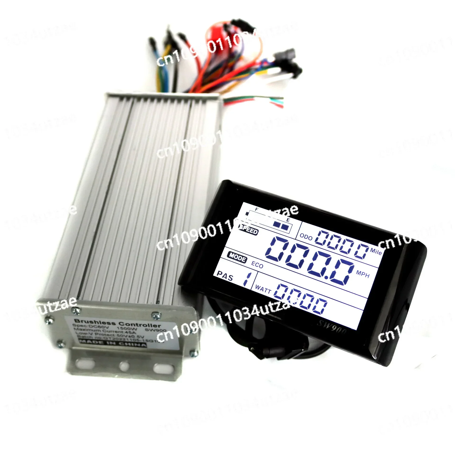 48/60V 1500W 45A Brushless DC Electric Scooter Brushless Controller SW900