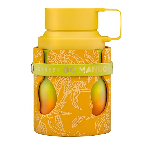 Odyssey Go Mango Eau de Parfum, Men's Fragrance, Fresh and Fruity Scent, 3.4 Oz