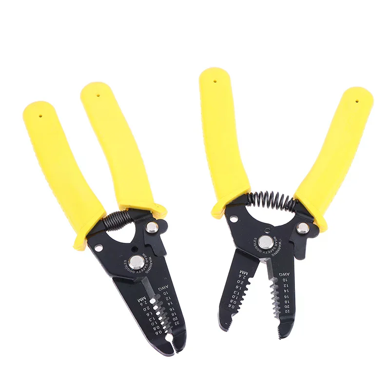 6 Inch Wire Cutters Multifunctional Wire Strippers Cable Stripper Cable Wire Crimping Wire Stripper Pliers Tools 16.5cm
