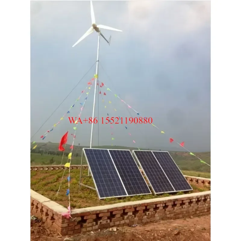 WMWMNU High Output 2KW Windmill 48V 96V 120V Wind Turbine Generator 220V 2000W for Home Use