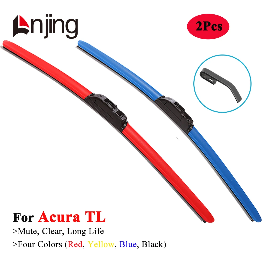 

HESITE Colorful Hybrid Wiper Blade For Acura TL UA1 UA3 UA4 UA6 UA8 UA9 UC Types S Sedan 1995 1998 2003 2008 2009 2014 2016 2020