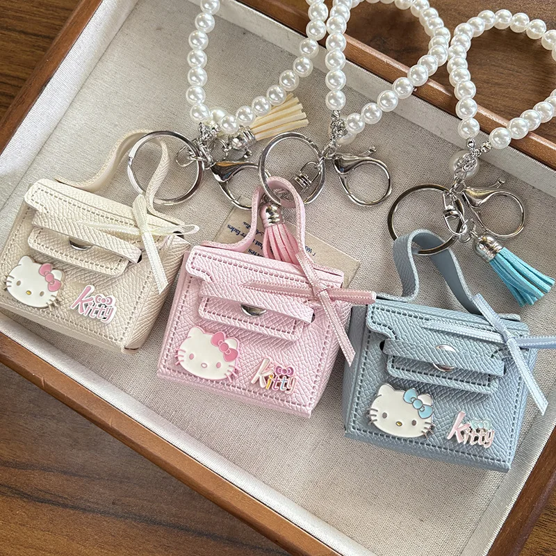 

Cartoon Cute Sanrio Fashion Creative Versatile Trendy Cool Pearl Chain Pendant Headphone Storage Pendant
