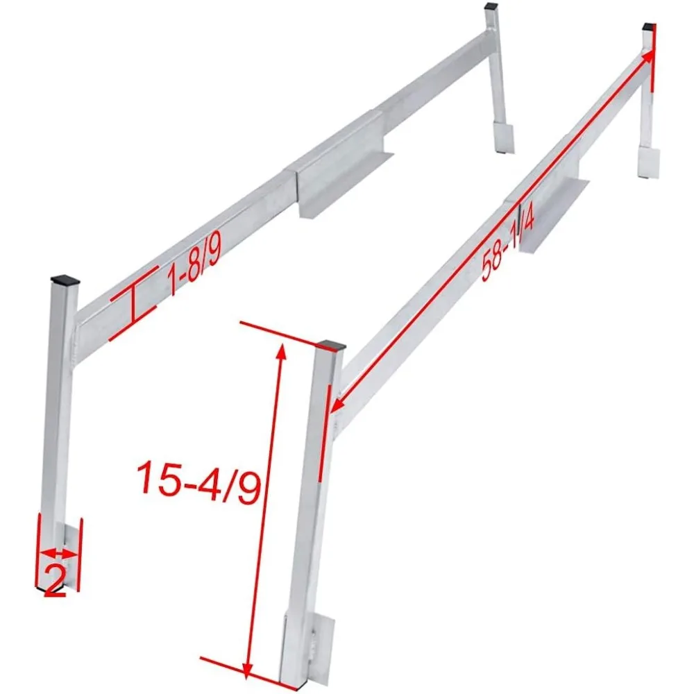 Truck Cap & Topper Ladder Rack Universal Aluminum Heavy Duty