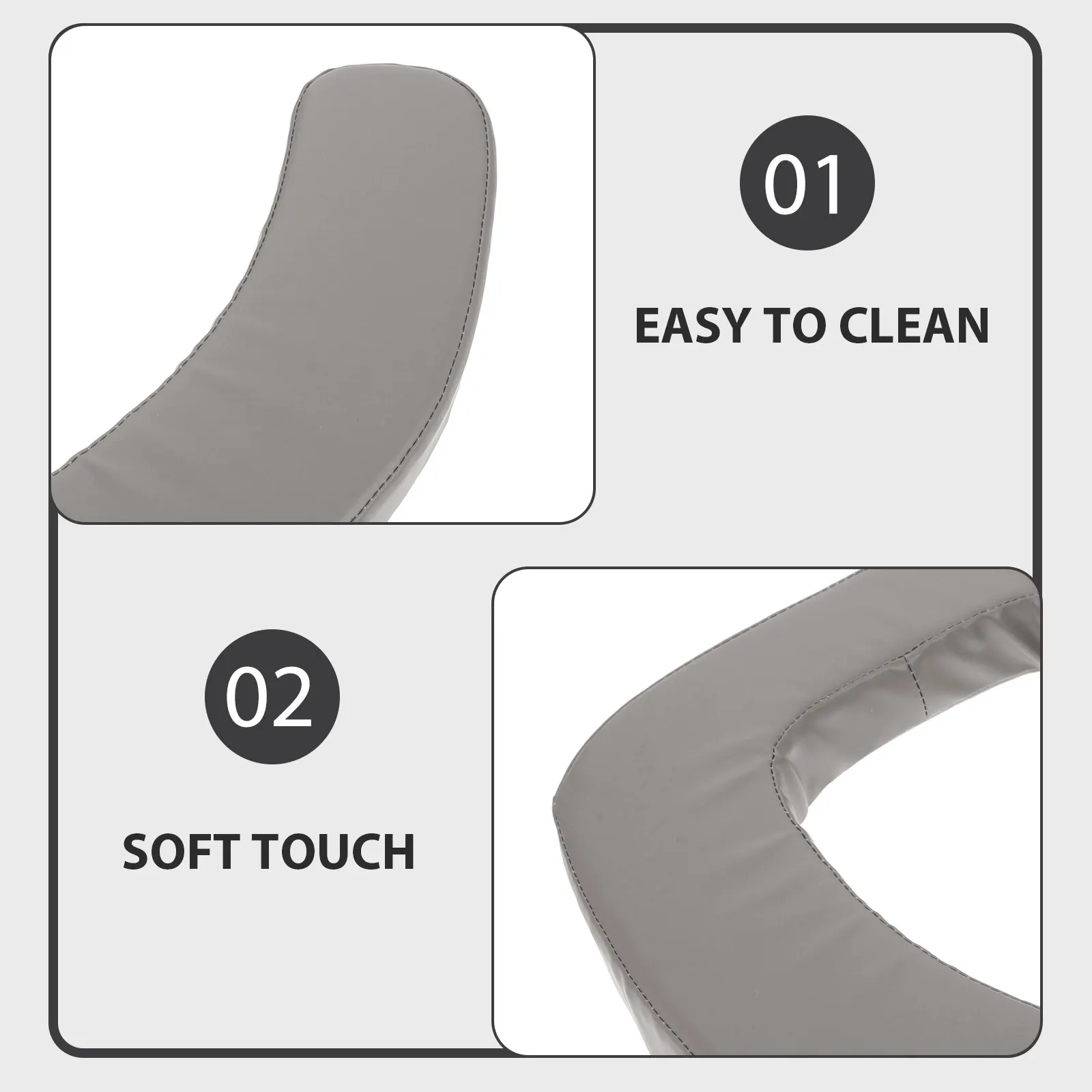 Thickened Toilet Seat Riser Soft Padded Bathroom Cushion Comfortable Potty Mat Elderly Disabled Toilet Seat Height Increasing
