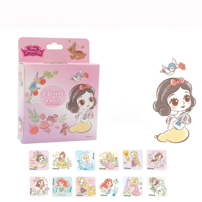 6-scatole-lotto-kawaii-disney-princess-adesivi-carino-scrapbooking-diario-fai-da-te-adesivo-decorativo-materiale-scolastico-per-ufficio-regalo-per-bambini