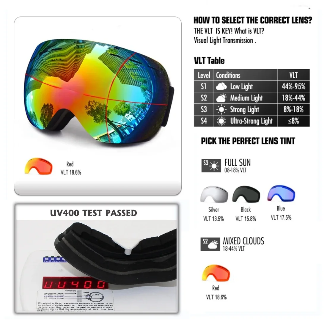 Gafas de nieve para hombre y mujer, gafas de sol ATV MBT para exteriores, gafas para correr, gafas de carreras, gafas de Motocross, gafas de nieve, accesorios de esquí