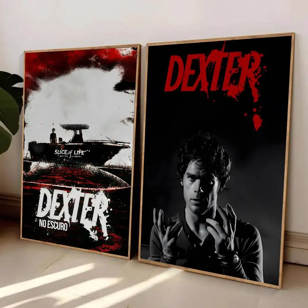 ملصق Dexter Morgan ملصق فني عالي الوضوح ذاتي اللصق مقاوم للماء لتزيين المنزل