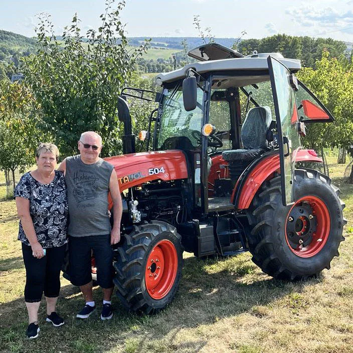 Mini tracteurs agricoles 4wd 4x4 30hp 50hp 80hp 120hp, bon marché, expression agricole américaine avec chargeur/pelle/pelleteuse