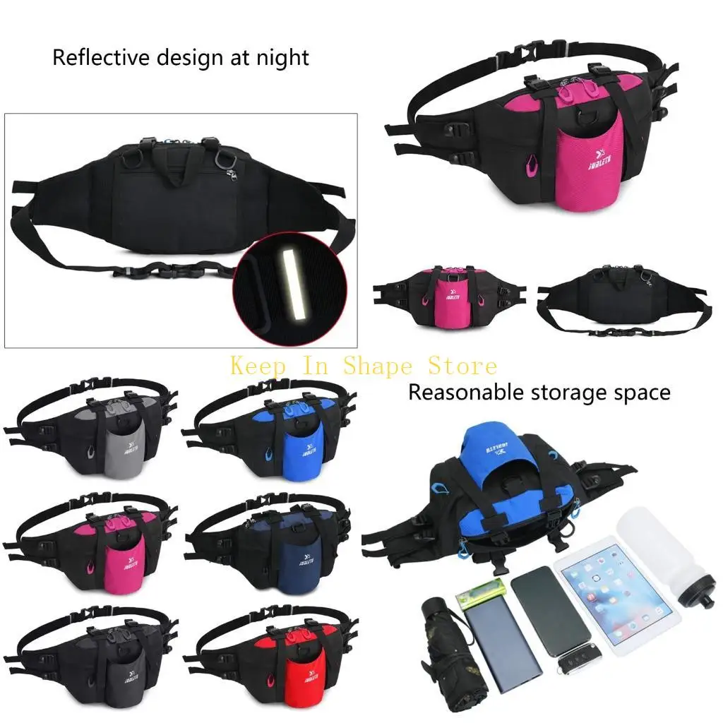 U1JC Outdoor Waist Belt Bag Ultralight Waist Packs Phone Holder Trailing Running