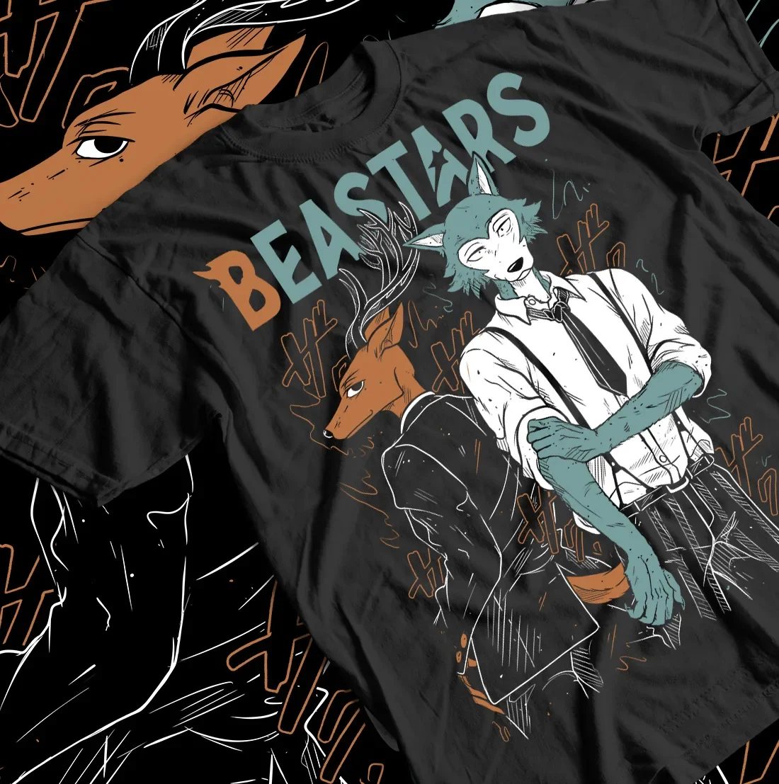 Camisa de regalo estilo anime japonés - Beastars Legoshi Beastars Camisa en todos los tamaños