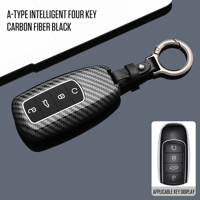 

New 4 Buttons ABS Car Key Case Cover for Chery Tiggo 8 Pro for Chery Tiggo 7 Pro 8 PLUS Arrizo 5 Key Holder Keychain Accessories