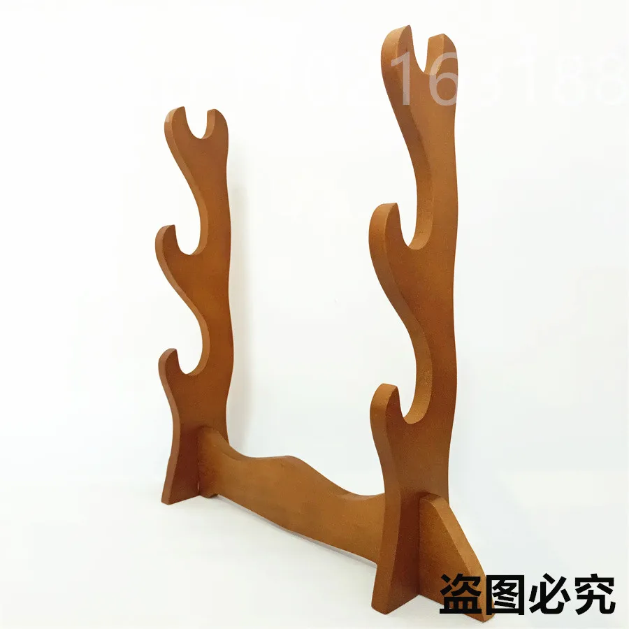 

HIGH QUALITY SOLID WOOD WOODEN HANDMADE HANDLE SWORD DISPLAY STAND FOR JAPANESE KATANA SAMURAI SWORD STAND NEW VERY NICE