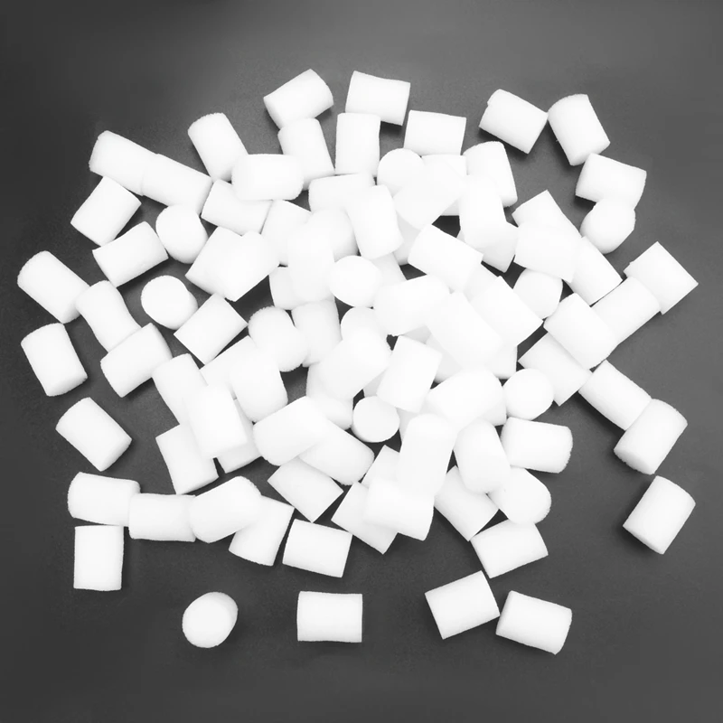 HOT-100Pcs Hydroponic Sponge Cylindrical 19 Mm For Vegetable Plant Cultivation In Net Pots, Plant Growth Accessories