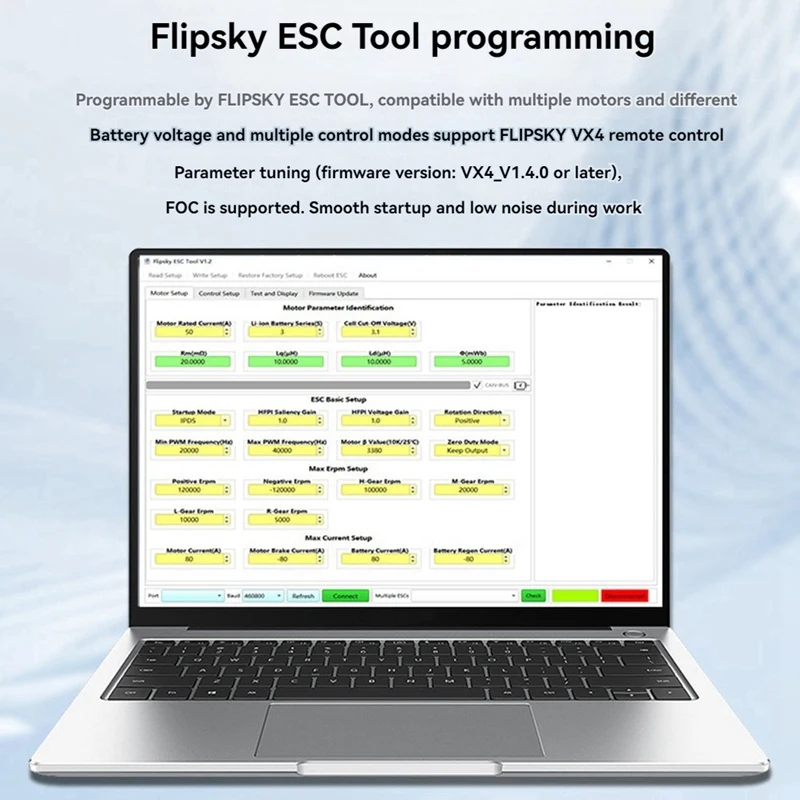 Flipsky ft60bd duplo esc 60v 120a para diy eboard scooter ebike robótica controlador de velocidade para motor sem escova