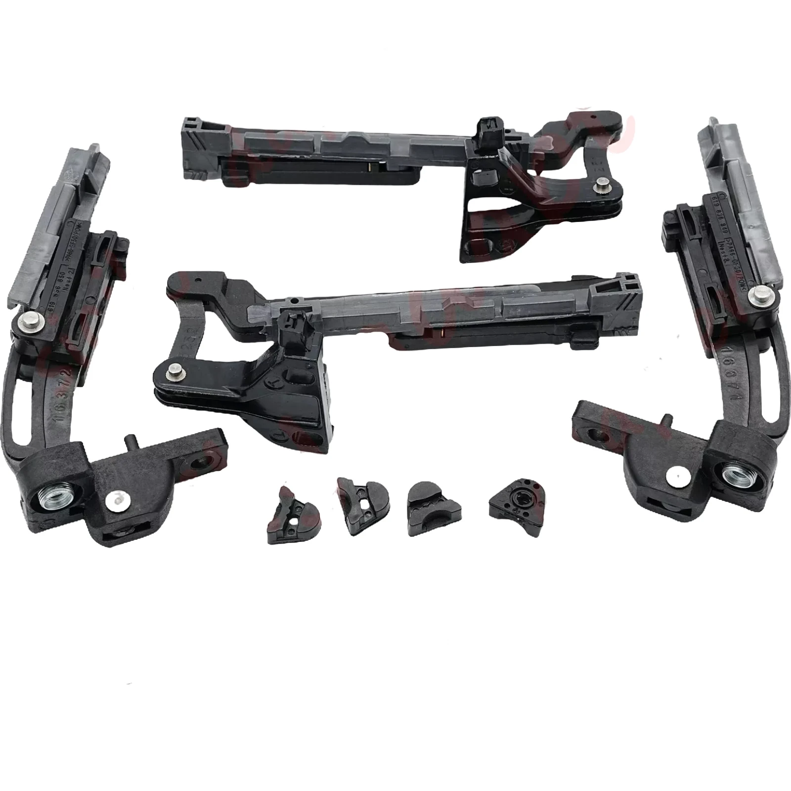 طقم تصليح فتحة السقف البانورامية الأمامية والخلفية لسيارة Mercedes C Class W205 604836865 604836866 ABS Metal #3