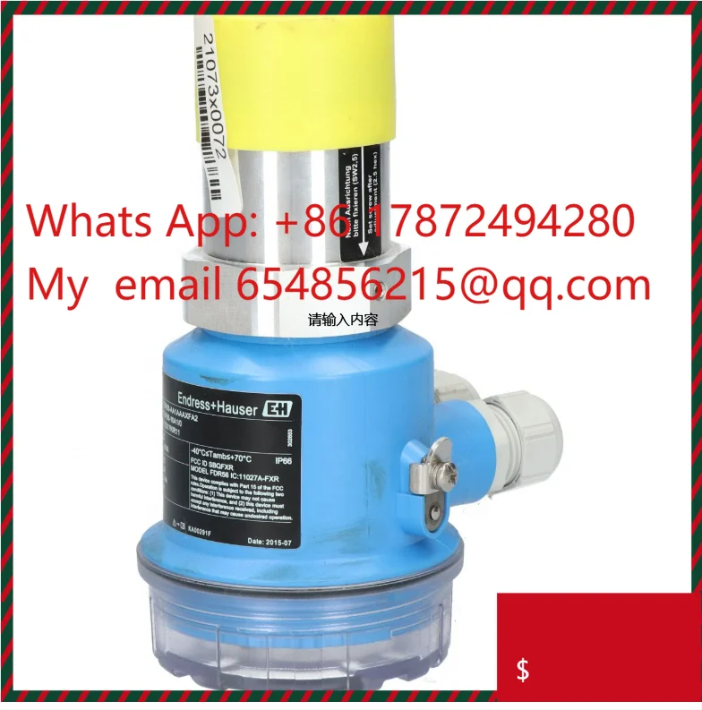 Soliwave FDR56 Microwave Barrier Transceiver - Model FDR56-AA1AAAXFA1 for Bulk Solids Level Detection