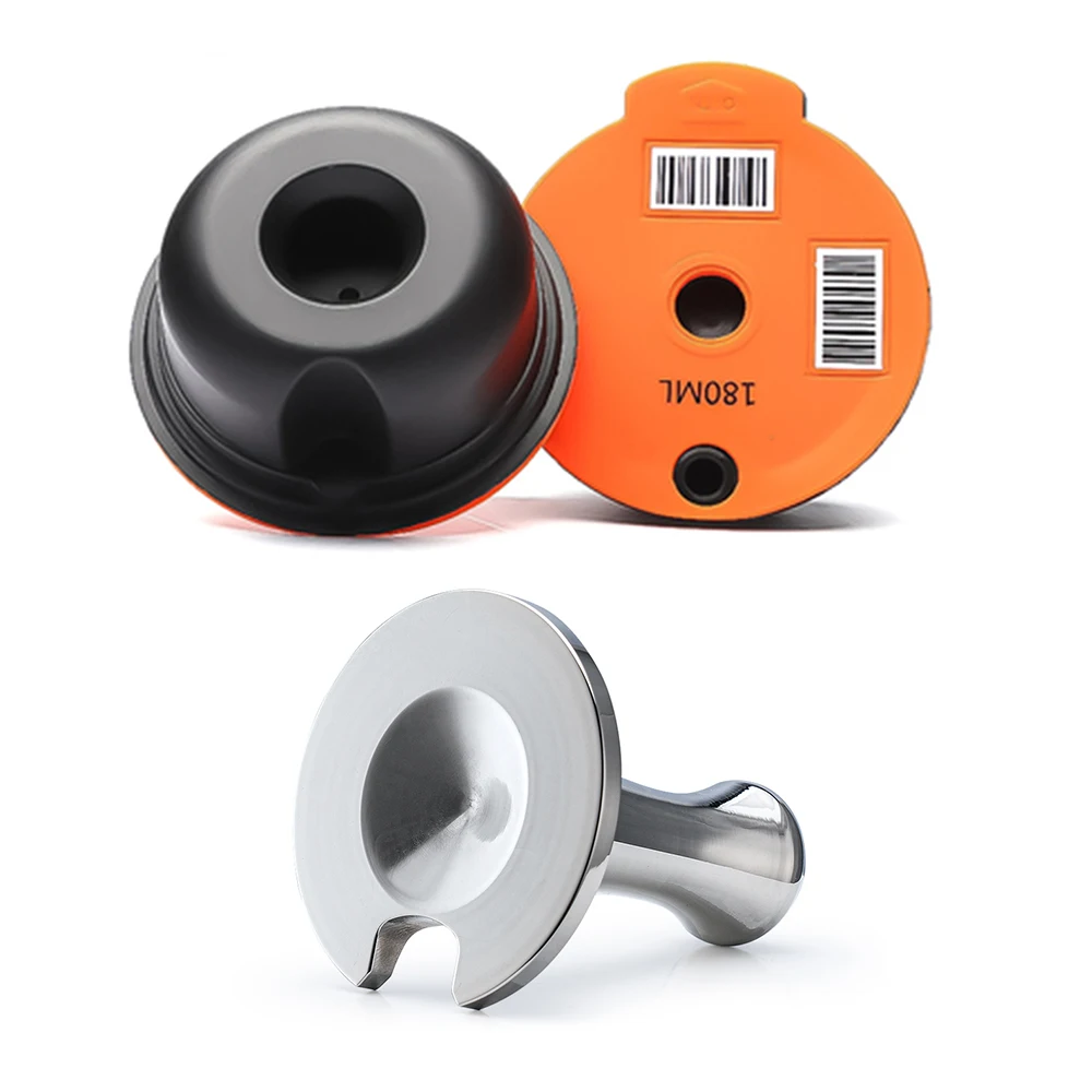 Reusable Coffee Capsule Pods for Bosch Machine Tassimo Silicone Lid Refillable Filter Coffee Maker Pod 60 /180 ML