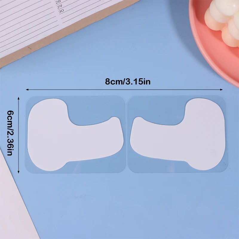 1 par de parches reutilizables para máscara de ojos, almohadillas de silicona, parche esencial para crema de ojos, parche para eliminación de arrugas de ojos, cuidado de la piel de los ojos