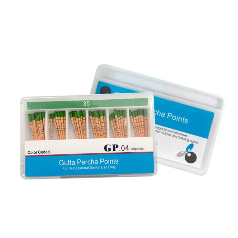 AG 5Box Dental Gutta Percha Points F1 F2 F3 F4 F5 #02 #04 #06 Dental Material Gapadent Gutta Percha Points Gutta Percha Points