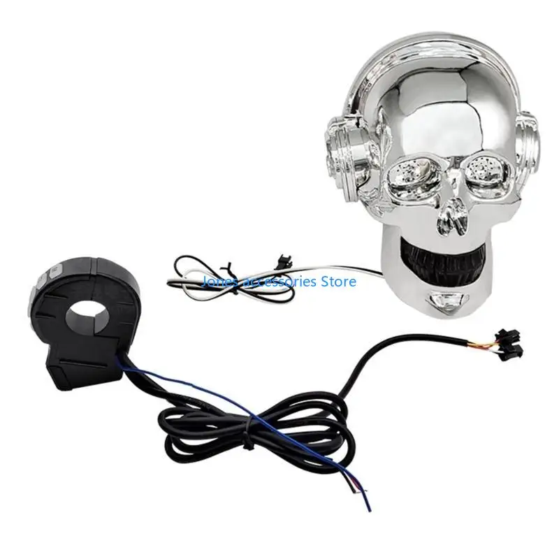 W8KD دراجة نارية المتكلم دراجة نارية نظام ستيريو مكبر صوت استيريو المتكلم مقاوم للماء الجمجمة مضخم صوت مشغل MP3 نظام الراديو #2