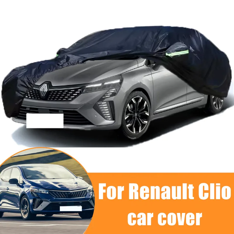 

For Renault Clio All-Weather Car Covers 6-in-1 Waterproof Dustproof UV Proof Snowproof Scratch Resistant Protection